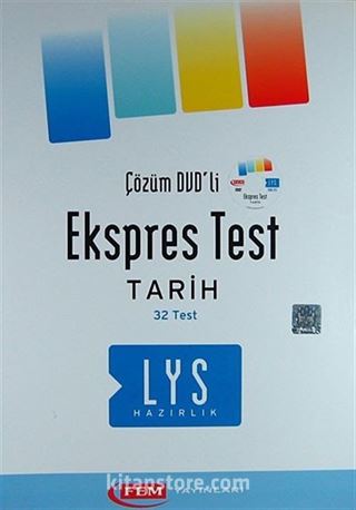 Çözüm DVD'li Ekspres Test Tarih 32 Test LYS Hazırlık