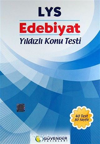 LYS Edebiyat Yıldızlı Konu Testi (40 Test 80 Sayfa)