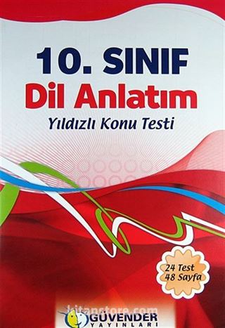 10.Sınıf Dil Anlatım Yıldızlı Konu Testi (24 Test 48 Sayfa)