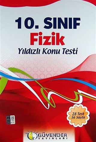 10.Sınıf Fizik Yıldızlı Konu Testi (36 Test 72 Sayfa)