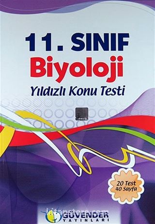 11. Sınıf Biyoloji Yıldızlı Konu Testi (24Test 48Sayfa)