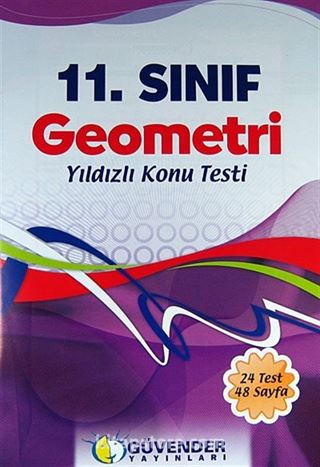 11. Sınıf Geometri Yıldızlı Konu Testi (24 Test 48 Sayfa)