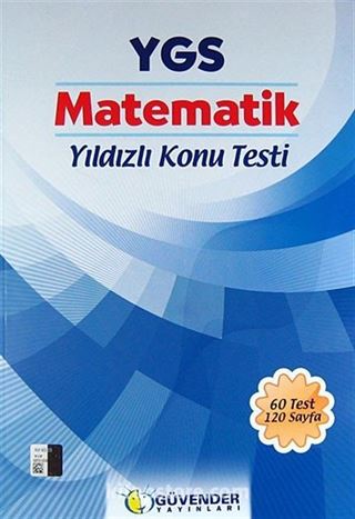 YGS Matematik Yıldızlı Konu Testi (60 Test 120 Sayfa)