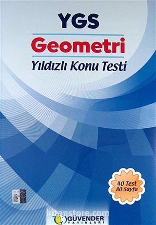 YGS Geometri Yıldızlı Konu Testi (40 Test 80 Sayfa)