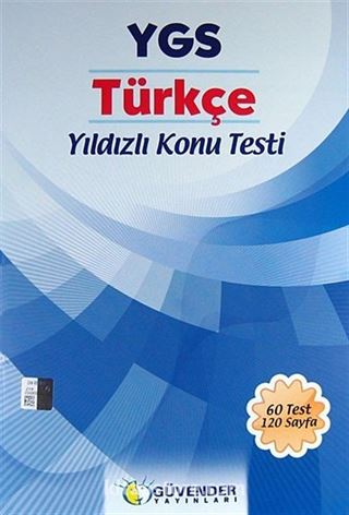 YGS Türkçe Yıldızlı Konu Testi (60 Test 120 Sayfa)