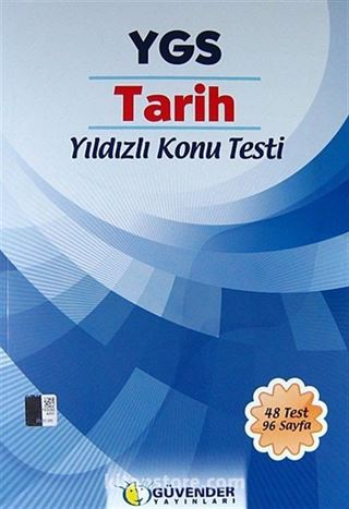 YGS Tarih Yıldızlı Konu Testi (48 Testi 96 Sayfa)