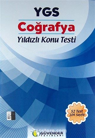 YGS Coğrafya Yıldızlı Konu Testi (52 Test 104 Sayfa)