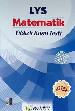 LYS Matematik Yıldızlı Konu Testi (64 Test 128 Sayfa)