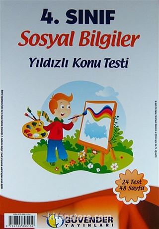 4.Sınıf Sosyal Bilgiler Yıldızlı Konu Testi (24 Test 48 Sayfa)