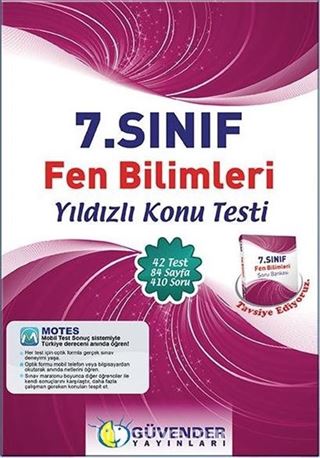 7. Sınıf Fen Bilimleri Yıldızlı Konu Testi (42Test 84 Sayfa)