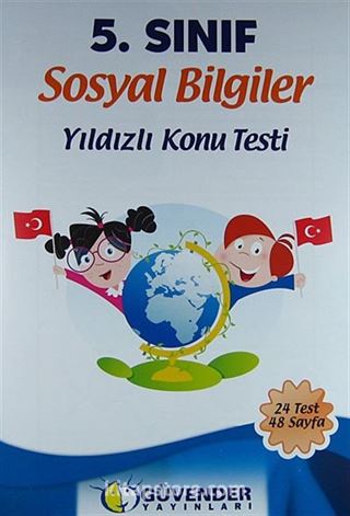 5. Sınıf Sosyal Bilgiler Yıldızlı Konu Testi (24 Test 48 Sayfa)