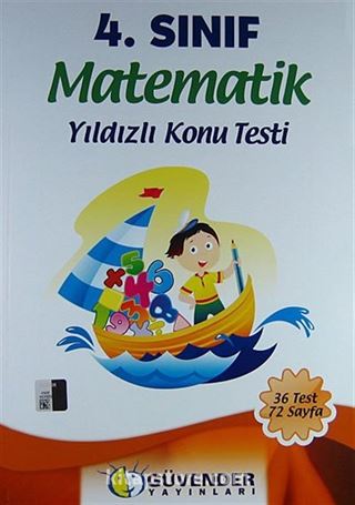 4.Sınıf Matematik Yıldızlı Konu Testi (36 Test 72 Sayfa)