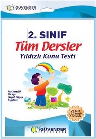 2.Sınıf Tüm Dersler Yıldızlı Konu Testi (76 Test 152 Sayfa)