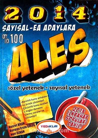 2014 %100 ALES Sayısal-EA Adaylara Sözel Yetenek-Sayısal Yetenek