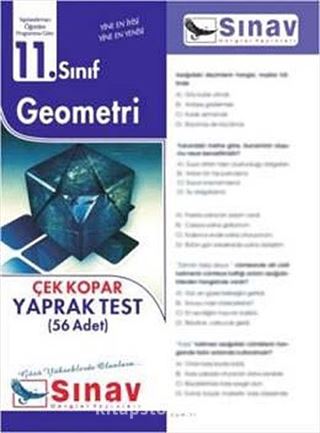 11. Sınıf Geometri Yaprak Test (56 Adet)