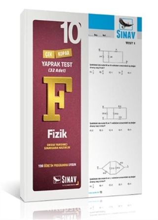 10. Sınıf Fizik Çek Kopar Yaprak Test (32 Adet)