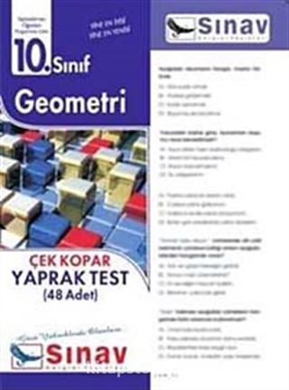 10. Sınıf Geometri Çek Kopar Yaprak Test (48 Adet)