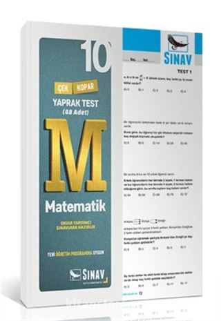 10. Sınıf Matematik Çek Kopar Yaprak Test (56 Test)