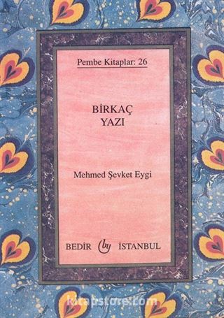 Birkaç Yazı, Pembe Kitaplar: 26