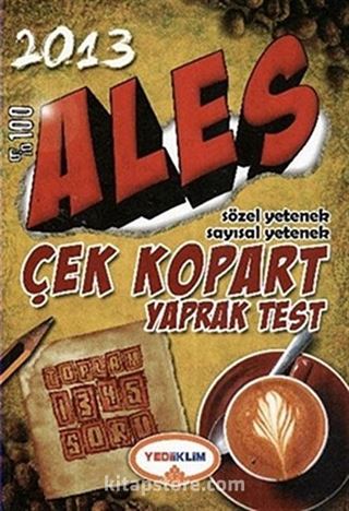 2013 ALES Sözel Yetenek Sayısal Yetenek Çek Kopart Yaprak Test