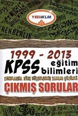 KPSS Eğitim Bilimleri 1999-2013 Çıkmış Sorular