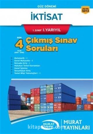 İktisat 1. Sınıf 1. Yarıyıl Çıkmış Sınav Soruları(Kod:5313)