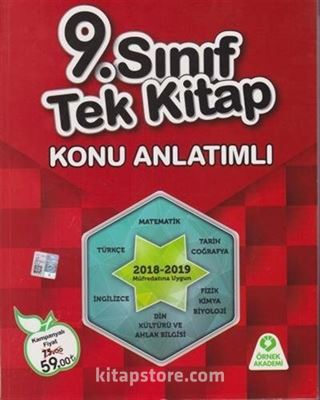 9. Sınıf Tek Kitap Konu Anlatımlı