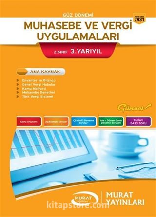 Muhasebe ve Vergi Uygulamaları 2. Sınıf 3. Yarıyıl