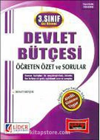 3.Sınıf Güz Dönemi Devlet Bütçesi Öğreten Özet ve Sorular