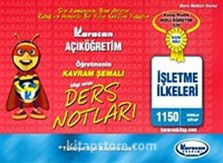 1.Sınıf İşletme İlkeleri Kavram Şemalı Ders Notları (Kod:1150)