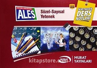 ALES Öğretmenin Ders Notları Sözel-Sayısal Yetenek (Kod:2030)