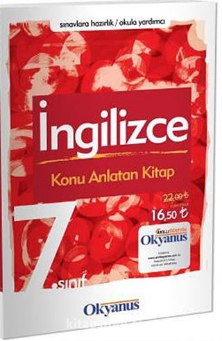 7.Sınıf İngilizce Konu Anlatan Kitap