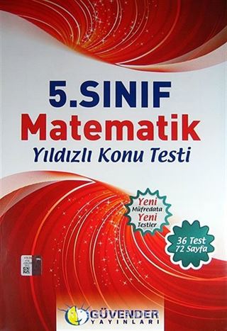 5. Sınıf Matematik Yıldızlı Konu Testi (36 Test 72 Sayfa)