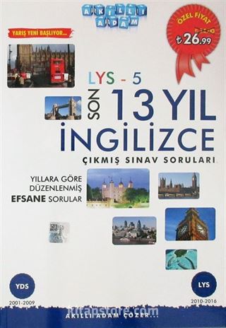 LYS-5 İngilizce Son 13 Yıl Çıkmış Sınav Soruları