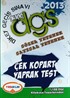 2013 % 100 DGS Sözel Yetenek-Sayısal Yetenek Çek Kopart Yaprak Test