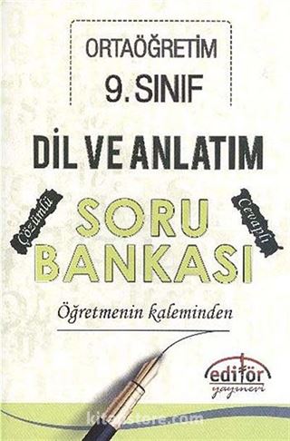 Ortaöğretim 9. Sınıf Dil ve Anlatım Soru Bankası Öğretmenin Kaleminden