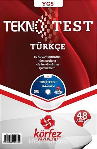 YGS Türkçe Tekno Test Çözüm Dvd'li