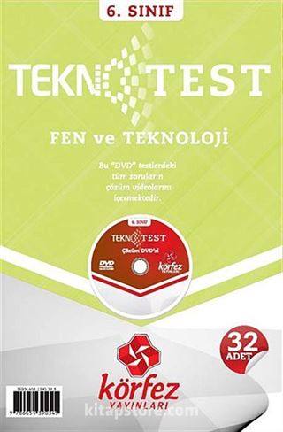 6. Sınıf Fen ve Teknoloji Tekno Test Çözüm (Dvd'li)