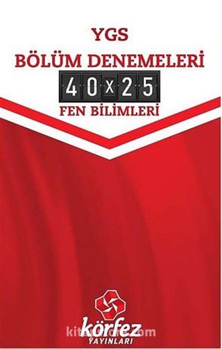 YGS 40x25 Fen Bilimleri Bölüm Denemeleri