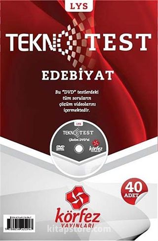 LYS Edebiyat Tekno Test Çözüm Dvd'li