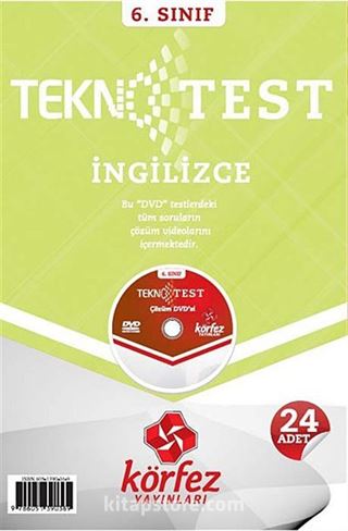 6. Sınıf İngilizce Tekno Test Çözüm Dvd'li