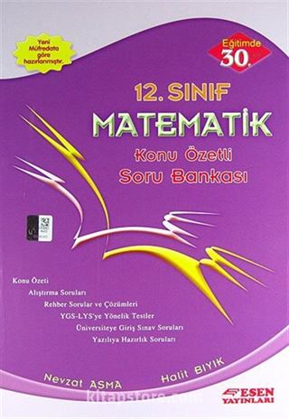 12. Sınıf Matematik Konu Özetli Soru Bankası