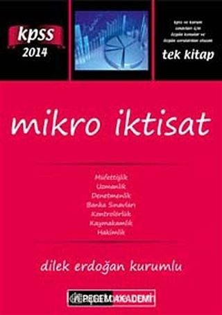 2014 Mikro İktisat Konu Anlatımlı