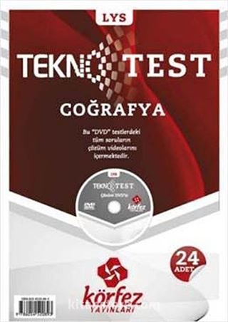 LYS Coğrafya Tekno Test Çözüm Dvd'li