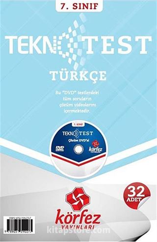 7. Sınıf Türkçe Tekno Test Çözüm Dvd'li