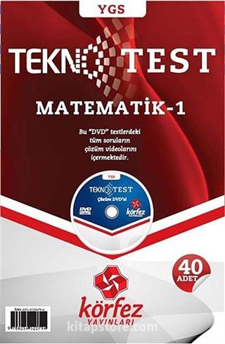 YGS Matematik -1 Tekno Test Çözüm Dvd'li