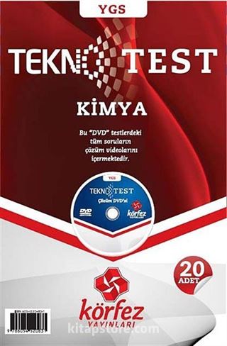 YGS Kimya Tekno Test (Çözüm Dvd'li)