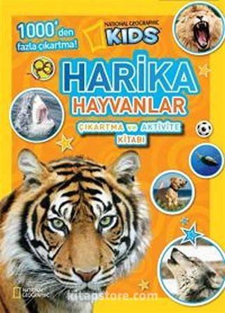 National Geographic Kids -Harika Hayvanlar Çıkartma ve Aktivite Kitabı