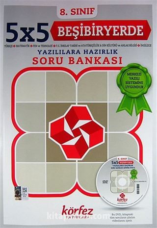 8. Sınıf 5x5 Beşibiyerde Yazılılara Hazırlık Soru Bankası (Cd ilaveli)