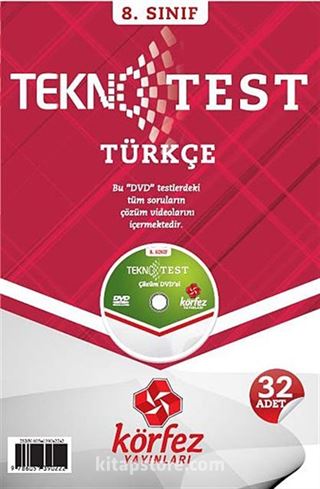 8. Sınıf Türkçe Tekno Test (Çözüm Dvd'li)